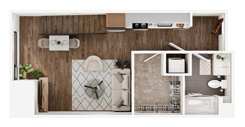 A modern bathroom with a wooden wall and a white sink.